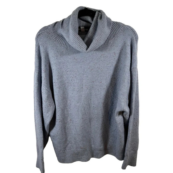 Urban Outfitters Oversized Cowl Neck Soft Grey Sweater Cozy Size Small - Picture 1 of 4